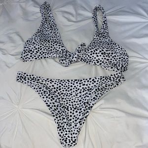 Dalmatian print bikini